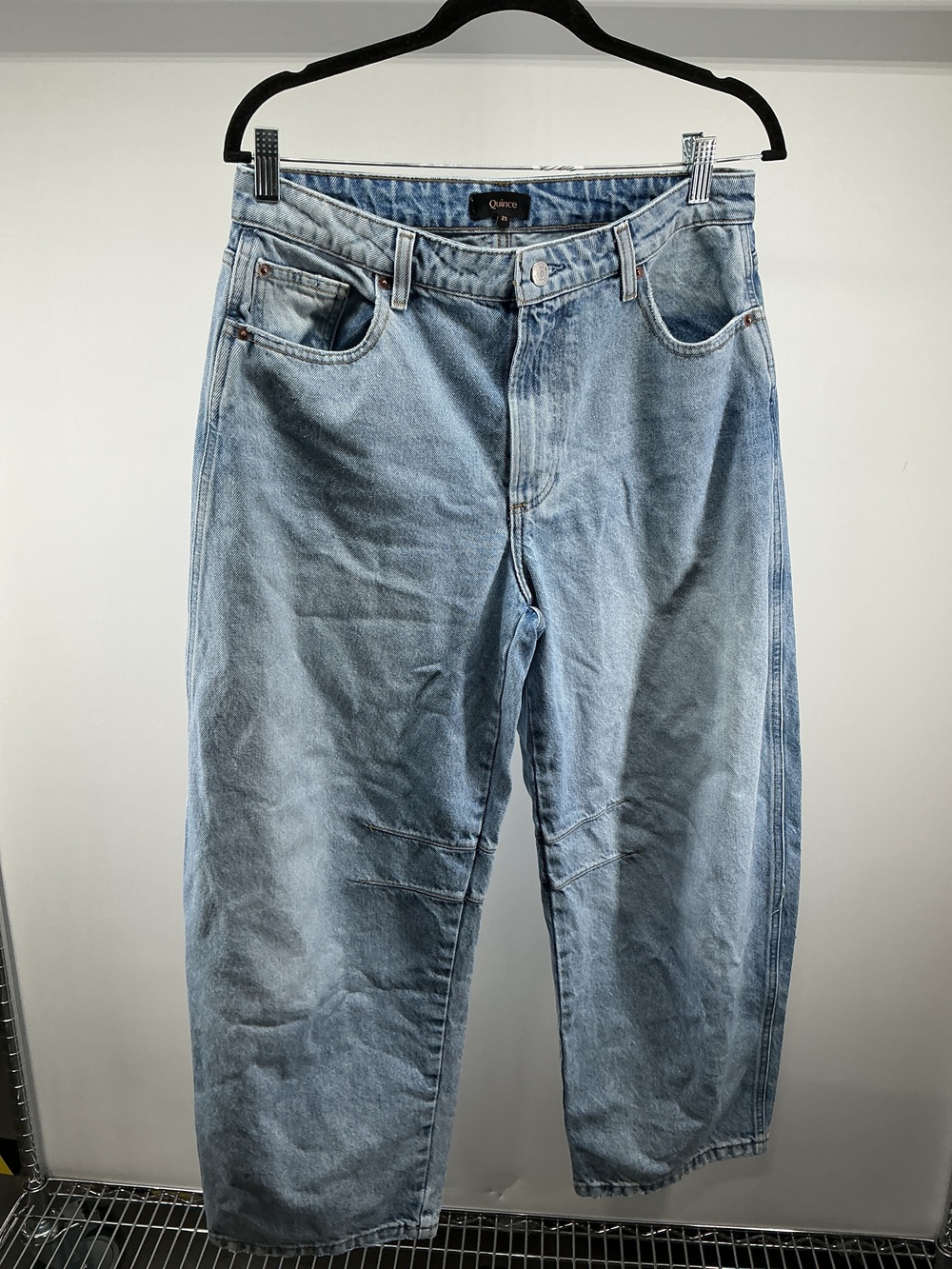 Maya Rigid Exaggerated Barrel Jeans - 28"